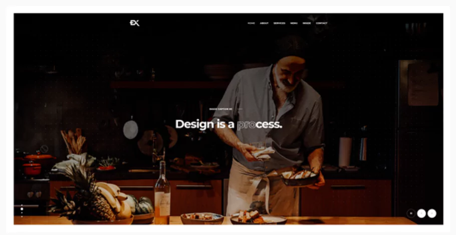 Foodex - One Page Restaurant WordPress Theme