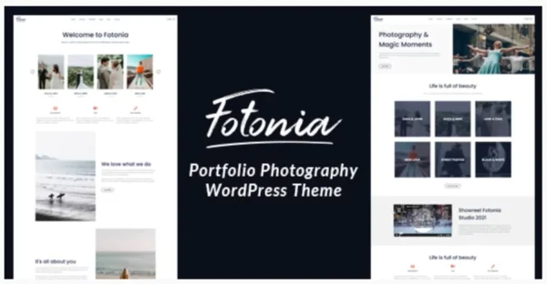 Fotonia - Portfolio Photography Theme for WordPress