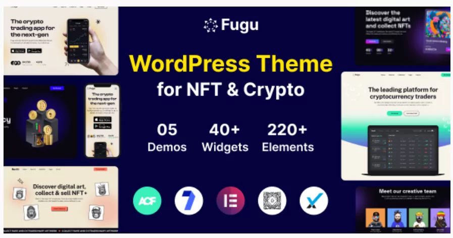 Fugu - NFT & Crypto WordPress Theme