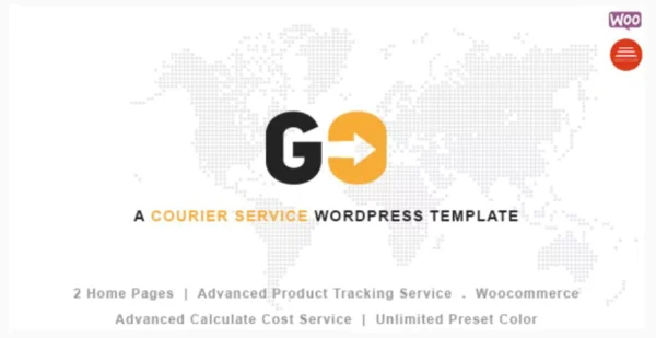 GO Courier– Delivery Transport WordPress Theme