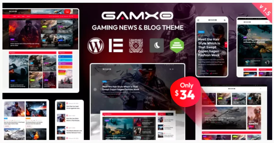 Gamxo - WordPress Gaming News & Blog Theme