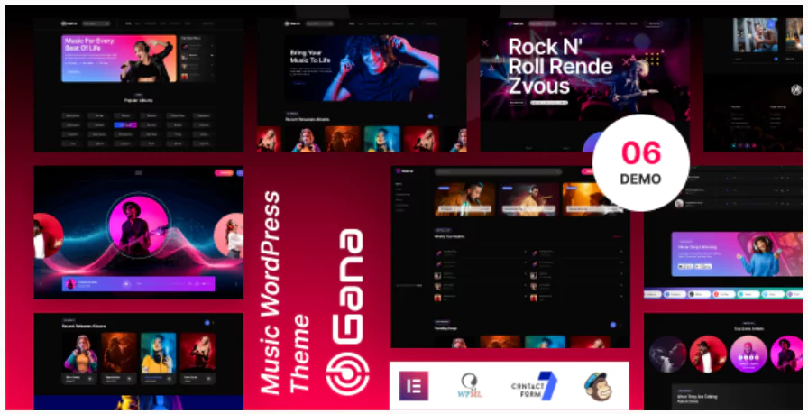 Gana - Music and Event WordPress Theme