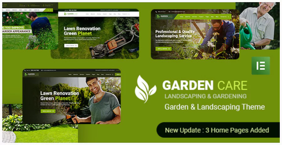 Garden Care - Gardening and Landscaping WordPress Theme