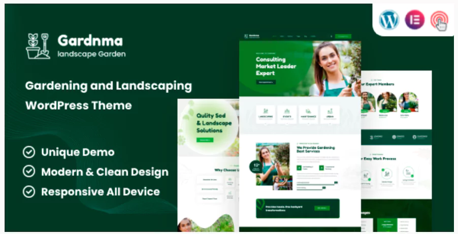 Gardnma - Gardening and Landscaping WordPress Theme