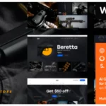 Gat - Gun & Weapon Store WordPress Theme