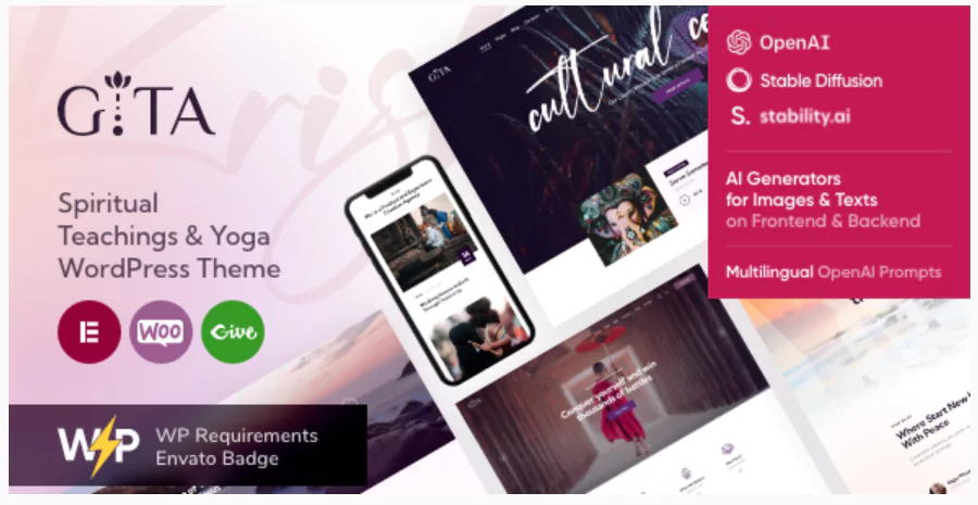 Gita - Yoga WordPress Theme