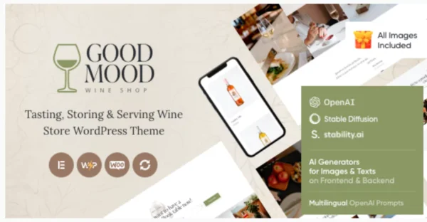 Good Mood - Wine Shop WordPress Theme