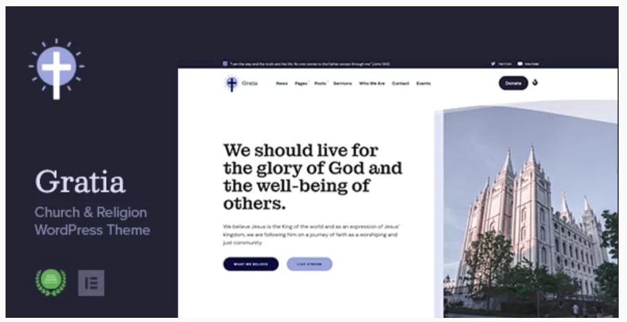 Gratia - Church & Religion WordPress Theme