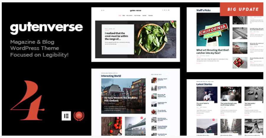 GutenVerse - Magazine and Blog WordPress Theme