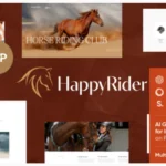 Happy Rider - Horse School & Equestrian Center WordPress Theme
