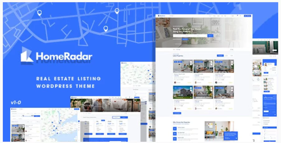 HomeRadar - Real Estate WordPress Theme