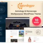 Horoscope and Astrology WordPress Theme With AI Content Generator