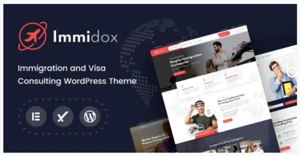 Immidox - Immigration and Student consultancy Wordpress Theme + RTL