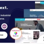 Indext - Industrial Business WordPress Theme + RTL