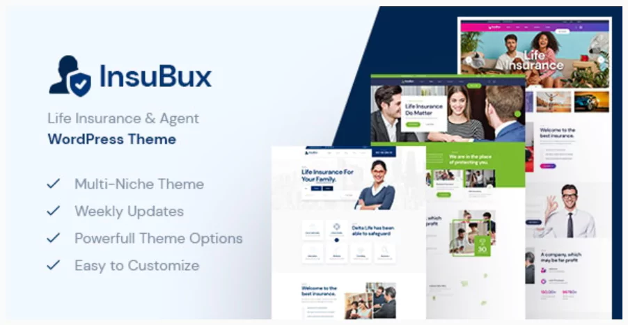 Insubux - Insurance Company WordPress Theme