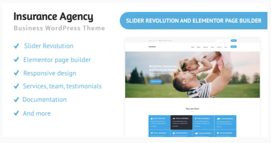 Insurance Agency - Business WP Theme