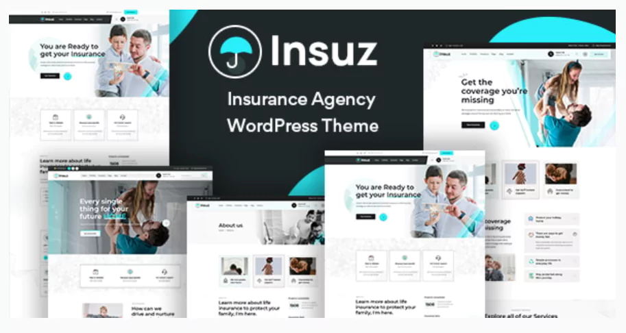 Insuz - Insurance Company WordPress Theme