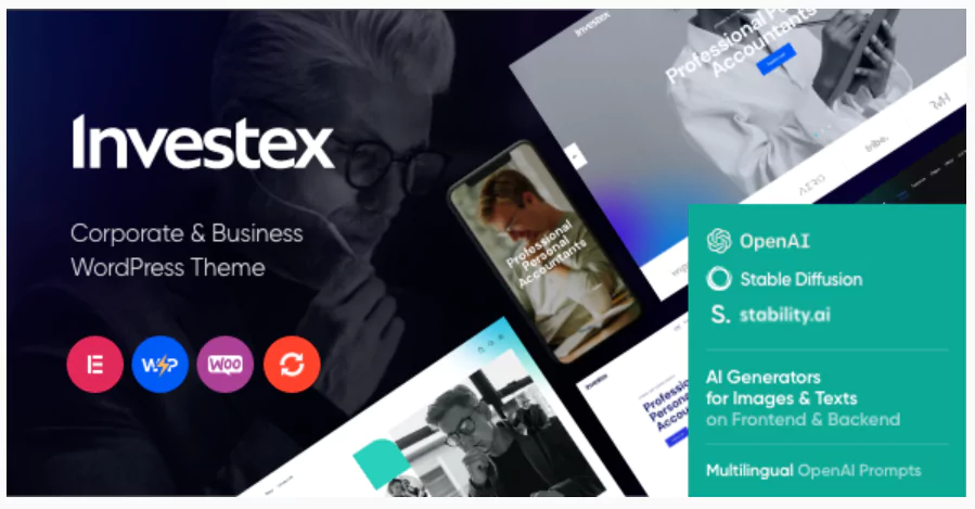 Investex - Corporate & Accounting Theme