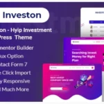Investon - Investment Hyip & Business Consulting WordPress Theme Multipurpose