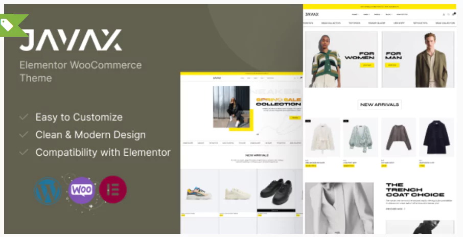 Javax - Elementor WooCommerce Theme