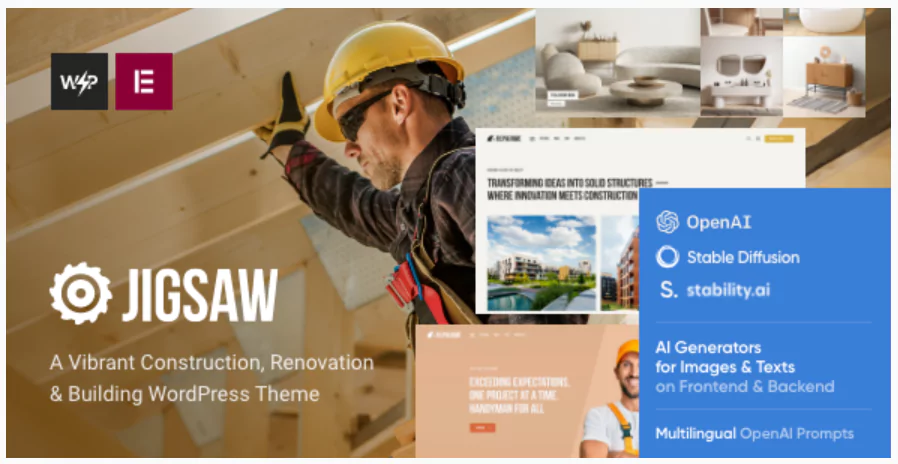 Jigsaw - Building & Construction WordPress Theme