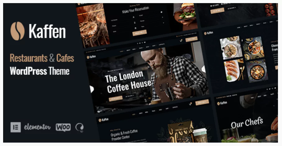 Kaffen - Restaurant & Cafe WordPress Theme