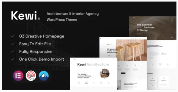 Kewi - Architecture & Interior Agency WordPress Theme