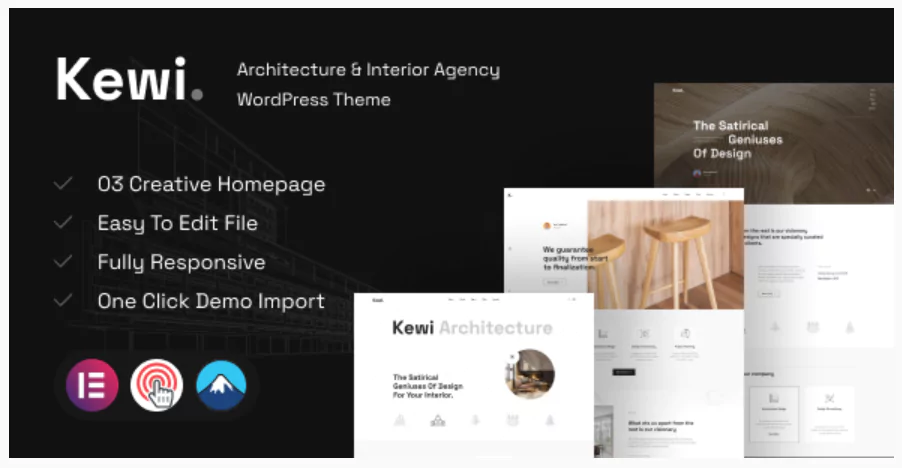 Kewi - Architecture & Interior Agency WordPress Theme