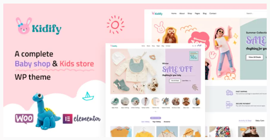 Kidify - Baby & Kids store eCommerce Woocommerce Theme