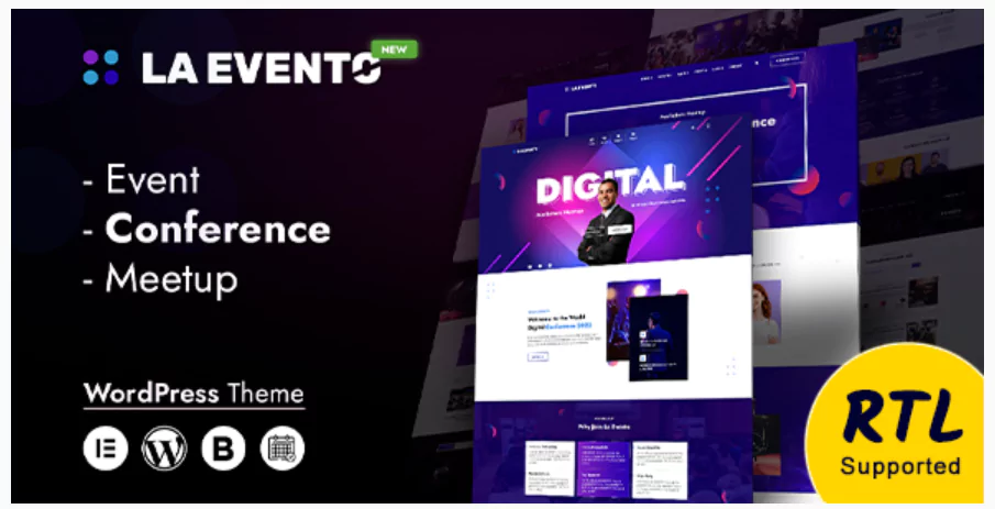 La Evento - An Organized Event WordPress Theme