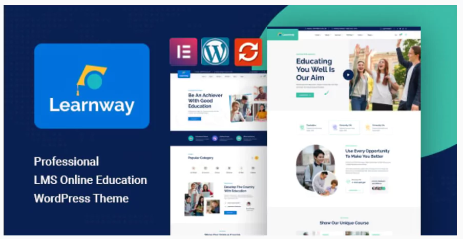 Learnway - Professional LMS Online Education Course WordPress Theme