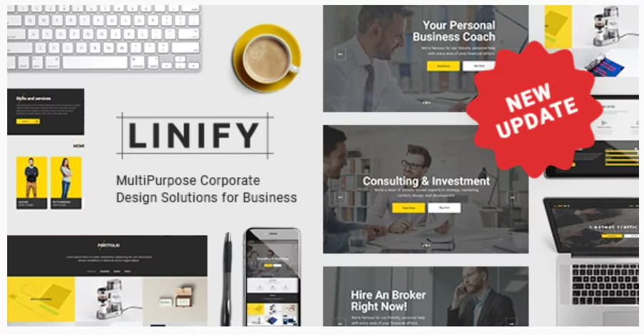 Linify - Multipurpose Corporate WordPress Theme