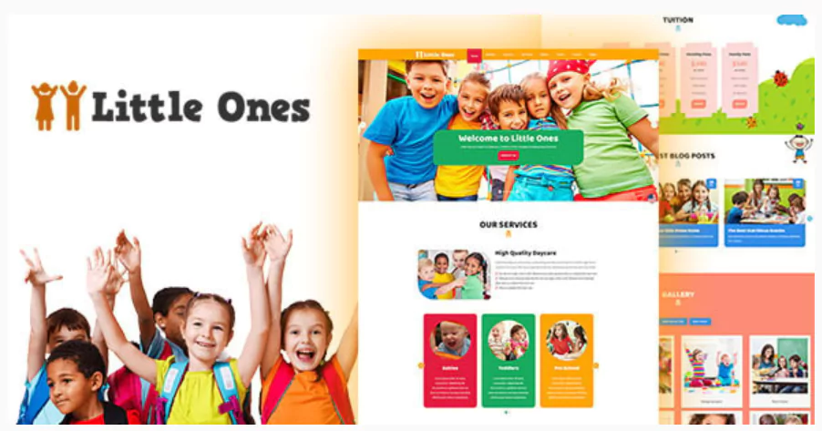 Little Ones - One Page Children/Daycare WordPress Theme