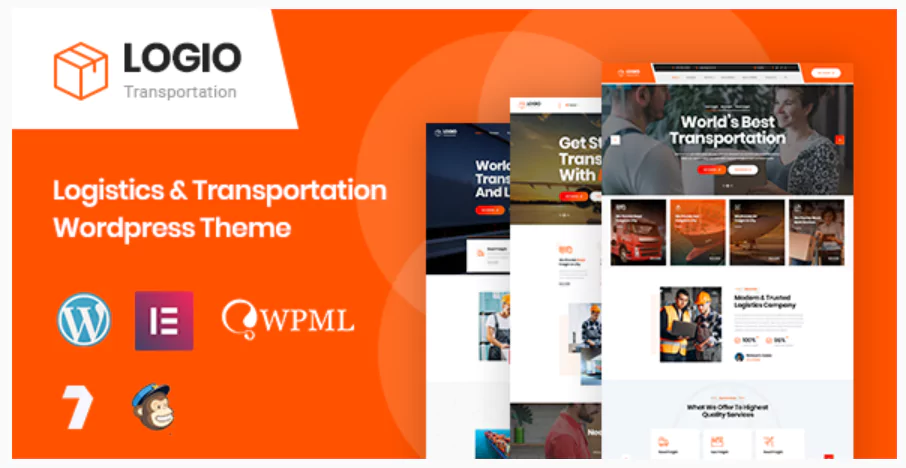 Logio - Logistics & Transportation WordPress Theme