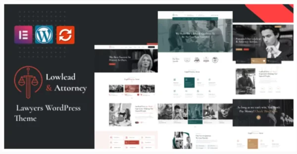 Lowlead - Attorney & Lawyers WordPress Theme