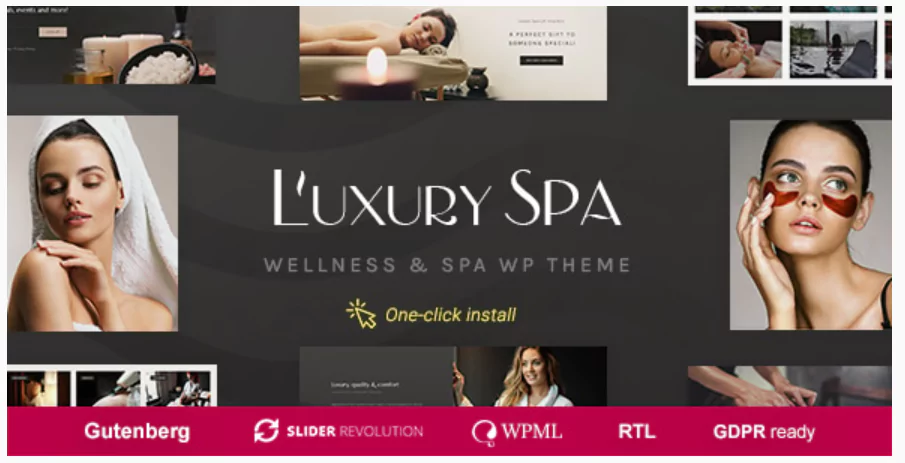 Luxury Spa - Wellness and Beauty WordPress Theme