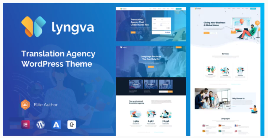 Lyngva - Translation Agency WordPress