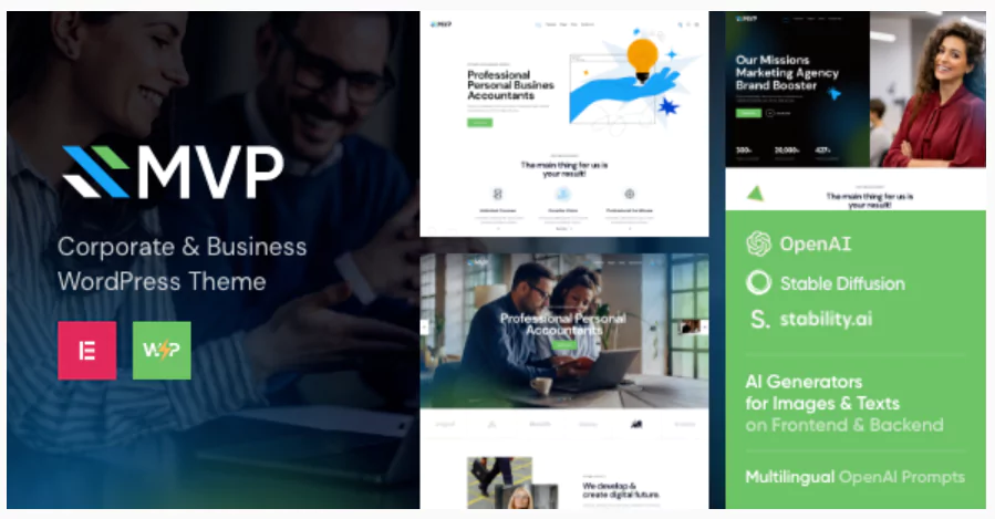 MVP - Finance WordPress Theme