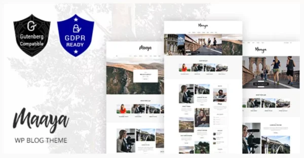 Maaya - Travel Blog WordPress Theme