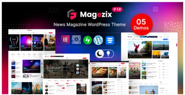 Magezix - Newspaper & Magazine WordPress Theme