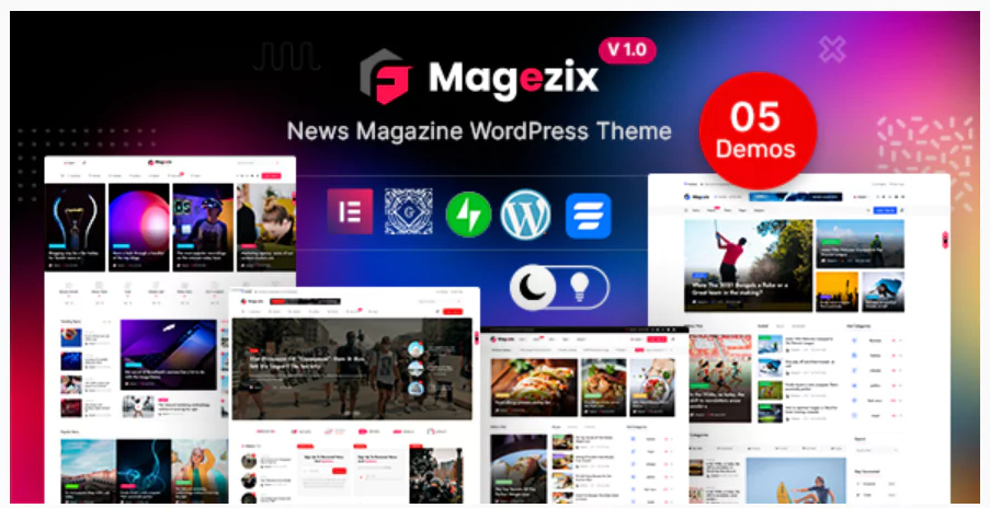 Magezix - Newspaper & Magazine WordPress Theme
