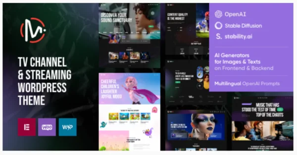 MediaFlex - TV Channel & Streaming WordPress Theme