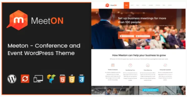Meeton - Conference & Event WordPress Theme