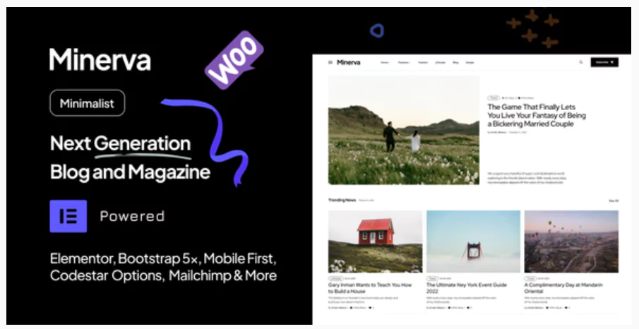 Minerva - Modern Blog WordPress Theme
