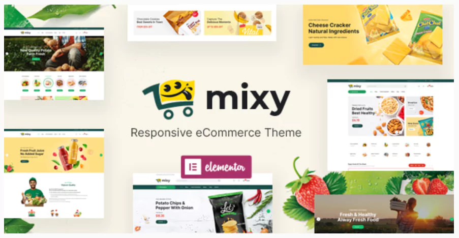 Mixy - Organic Food Store WordPress Theme