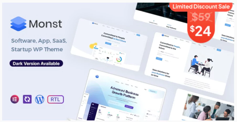 Monst - Saas Startup WordPress Theme