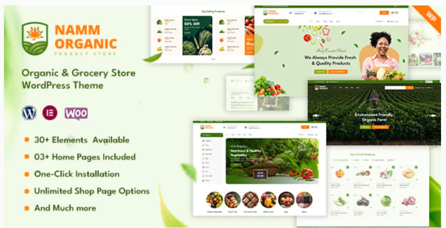 Namm - Grocery Shop WordPress Theme