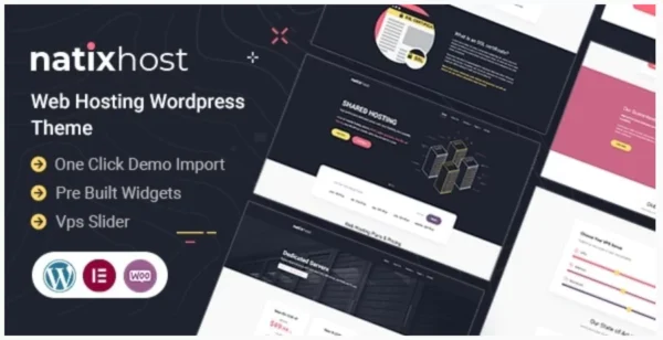 Natix - Web Hosting WordPress & WHMCS Theme