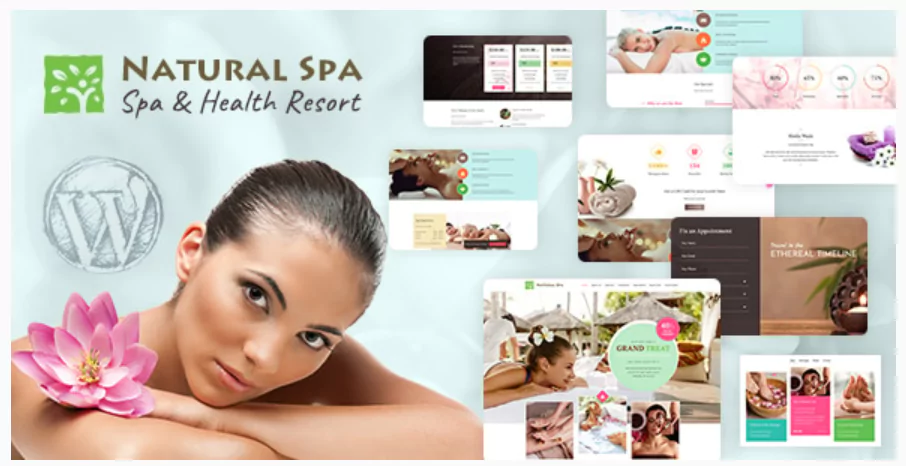 Natural Spa - Massage Booking WordPress Theme