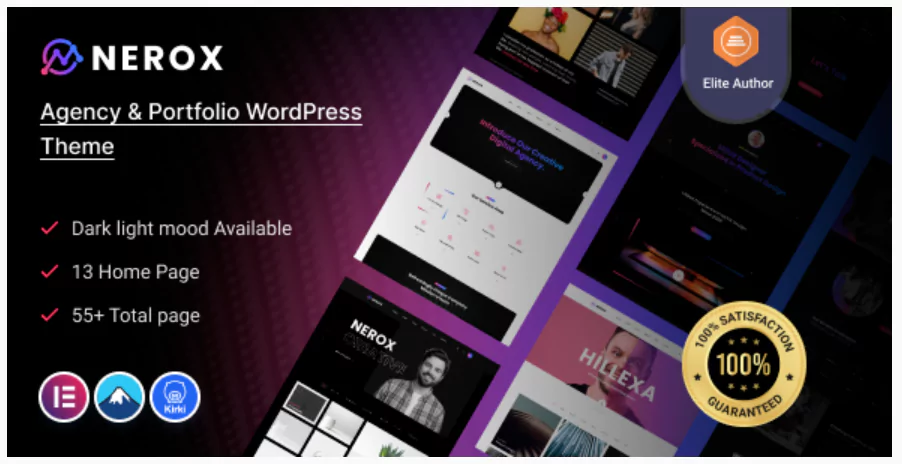 Nerox - Agency & Portfolio WordPress Theme